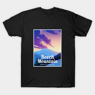 Beech Mountain North Carolina United States ski T-Shirt